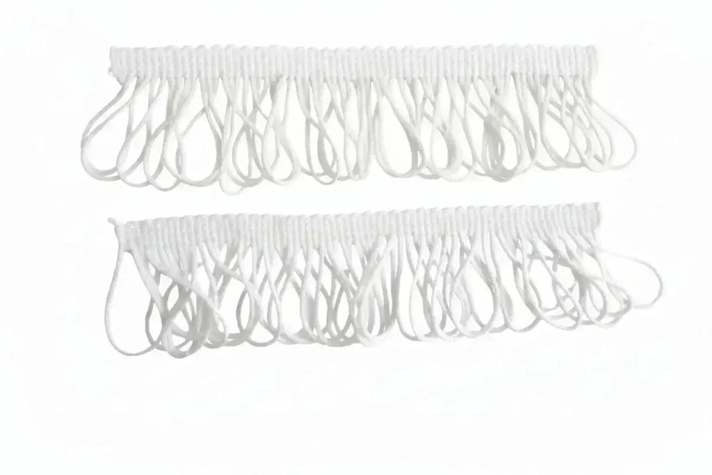 Fleco Decorativo 3.5 cm × 10 m Blanco — Sartoria Studio