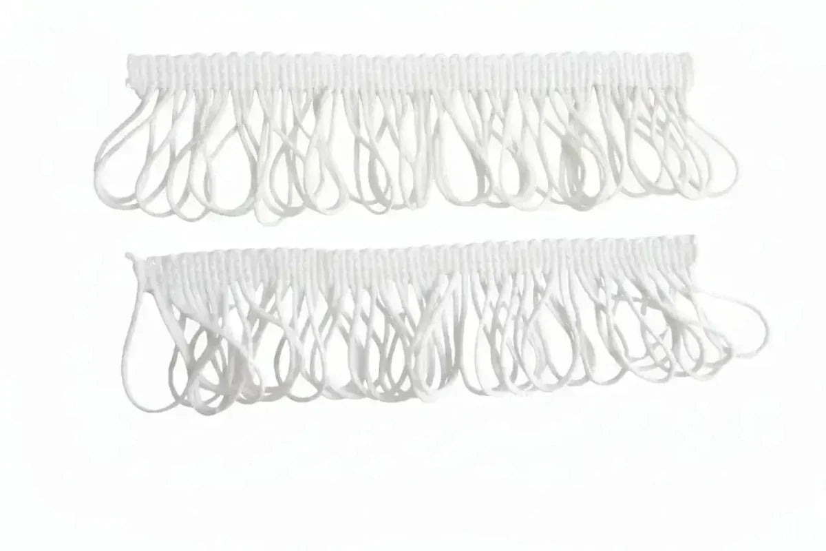 Fleco Decorativo 3.5 cm × 10 m Blanco — Sartoria Studio