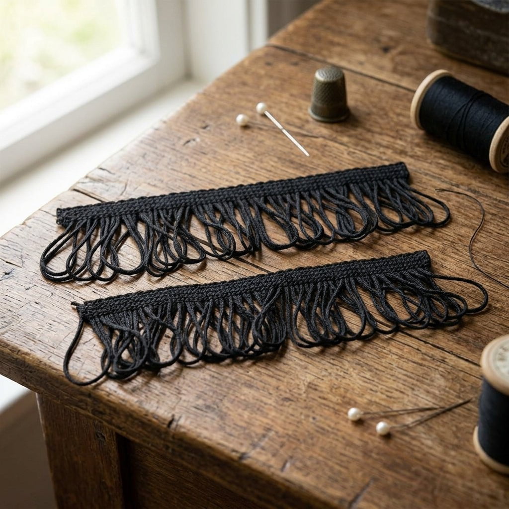 Fleco Decorativo 3.5 cm × 10 m Negro Secondary image