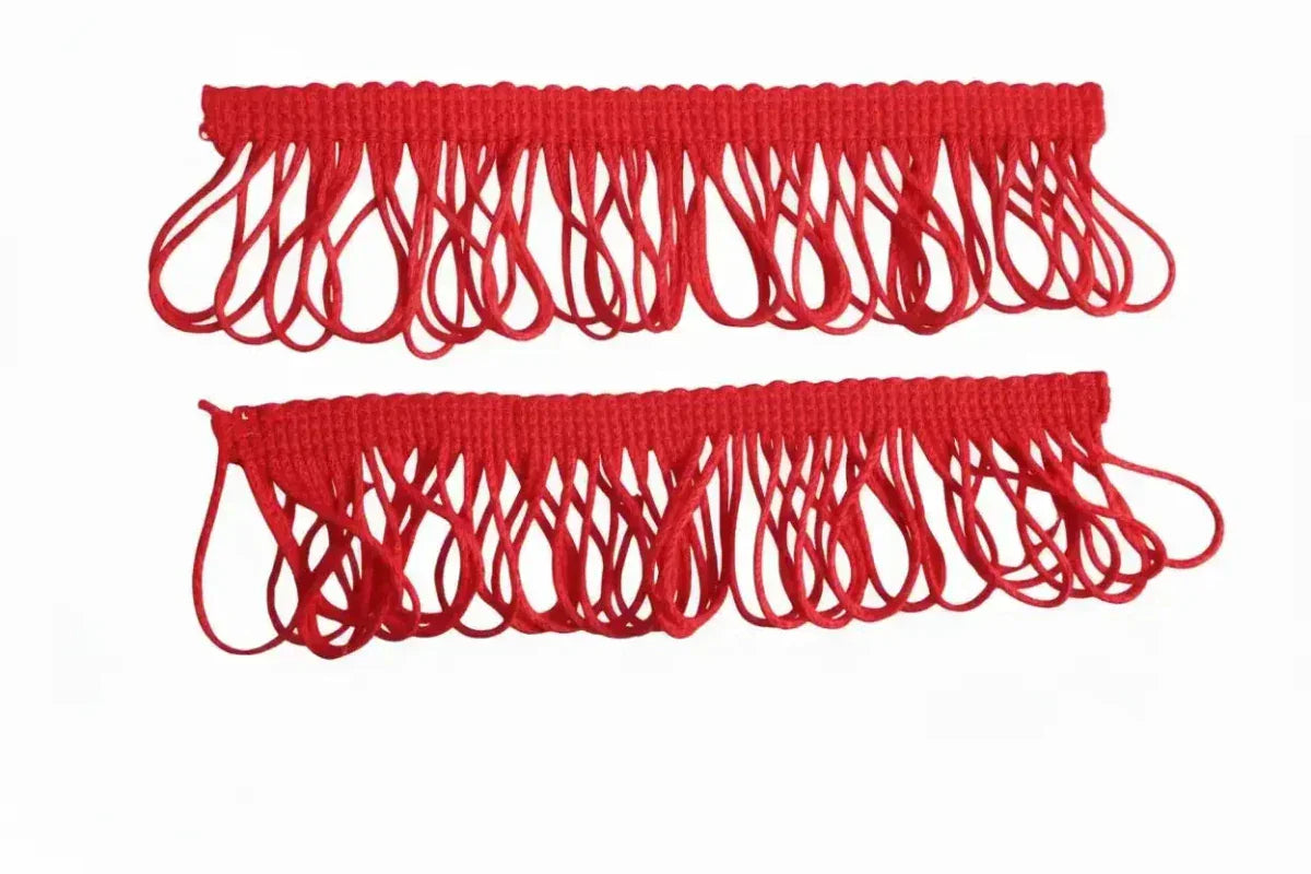 Fleco Decorativo 3.5 cm × 10 m Rojo — Sartoria Studio