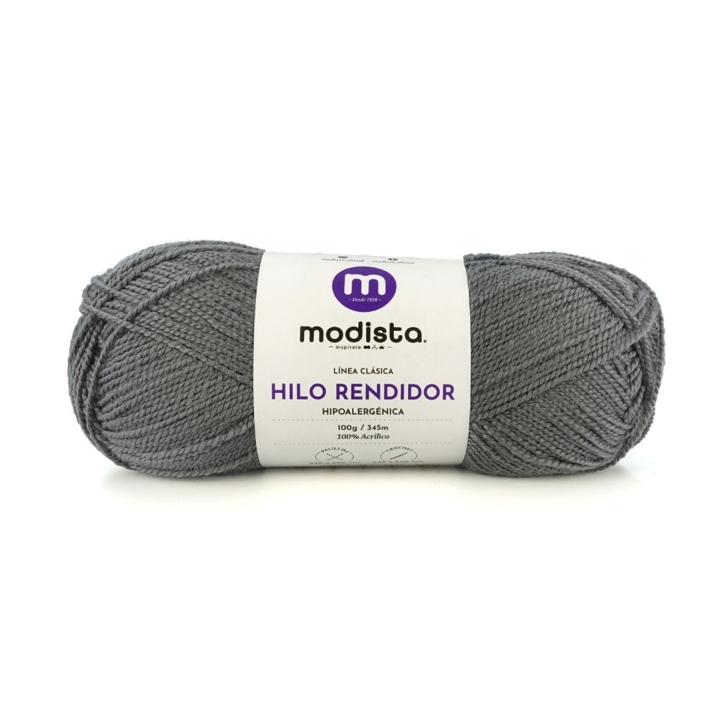 Gris Oscuro Hilo Rendidor Modista 100g - Económico para Tejido y Manualidades — Sartoria Studio