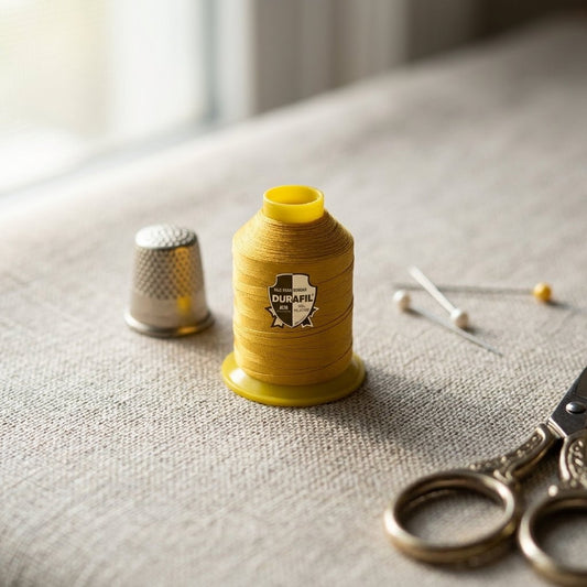 Hilo Bordadora Durafill 4000 m Amarillo Oro Poliéster para máquina de coser — Sartoria Studio