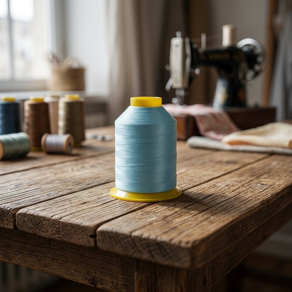 Hilo Bordadora Durafill 4000 m Celeste Poliéster para máquina de coser — Sartoria Studio