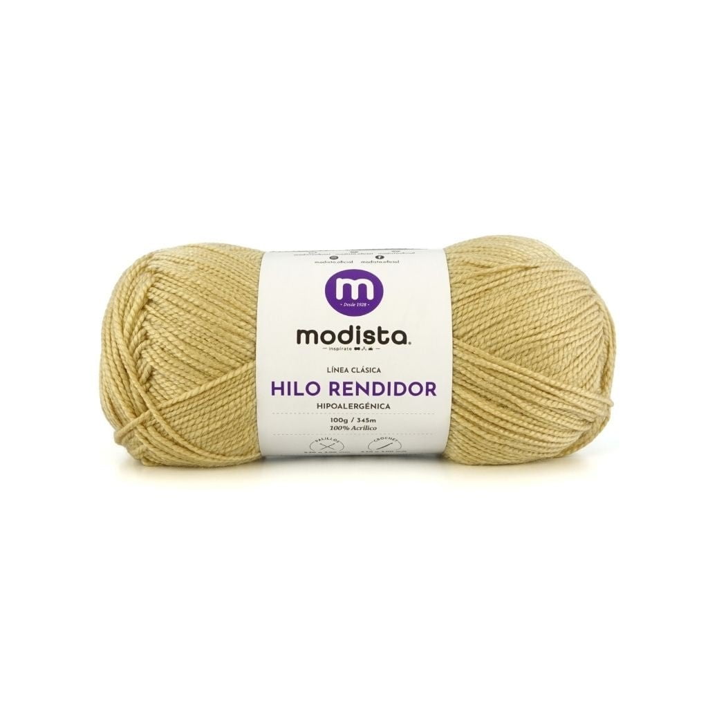 Mostaza Hilo Rendidor Modista 100g - Económico para Tejido y Manualidades