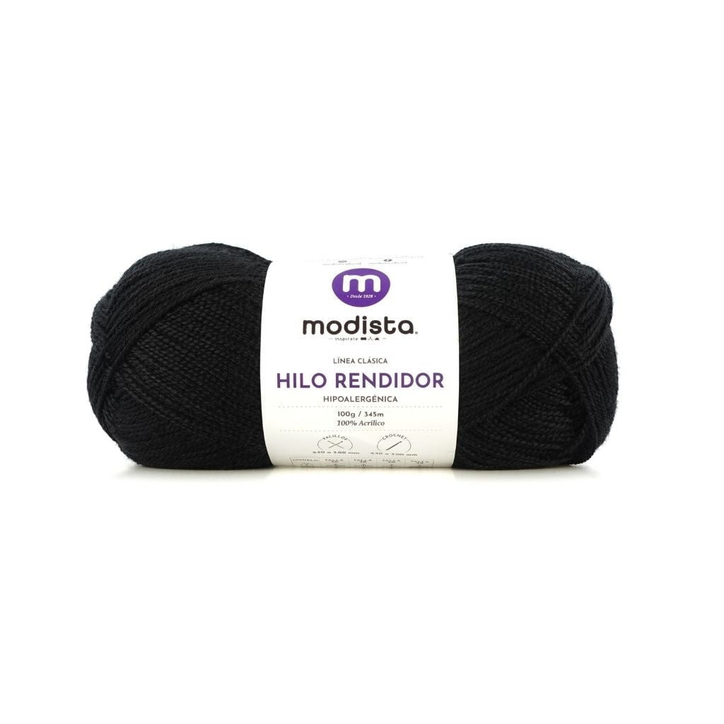 Negro Hilo Rendidor Modista 100g - Económico para Tejido y Manualidades — Sartoria Studio