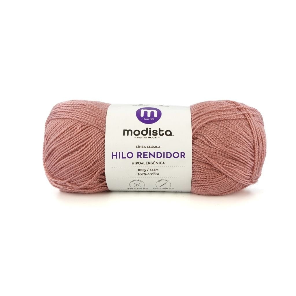 Palo Rosa Hilo Rendidor Modista 100g - Económico para Tejido y Manualidades