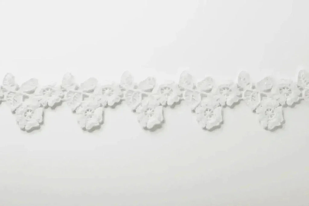 Pasamanería Macramé Blanca 4 cm — Sartoria Studio