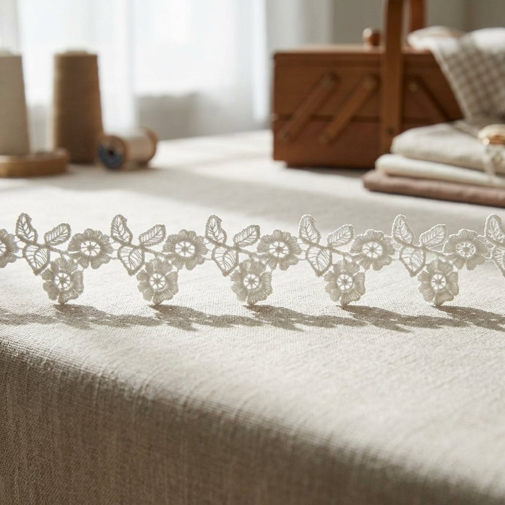 Pasamanería Macramé Blanca decorativa — Sartoria Studio