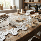 Pasamanería Macramé Blanca para Decoración y Costura — Sartoria Studio