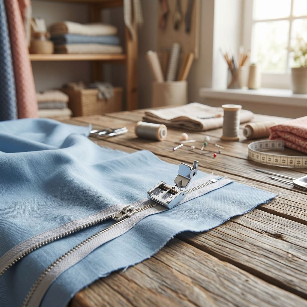 Prensatela para Cierre — Máquina Casera, prensatela para máquina de coser — Sartoria Studio