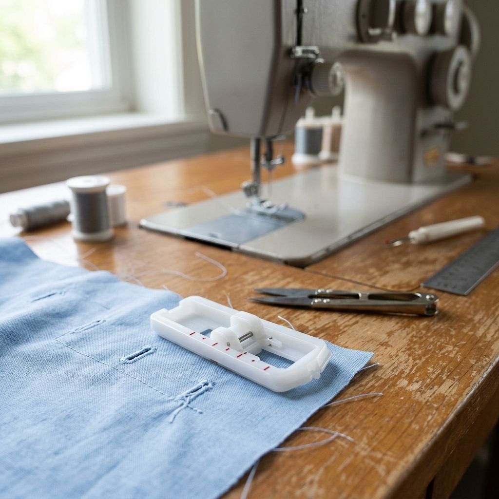 Prensatela para Ojales — Máquina Casera, prensatela para máquina de coser — Sartoria Studio