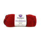 Rojo Cereza Hilo Rendidor Modista 100g - Económico para Tejido y Manualidades