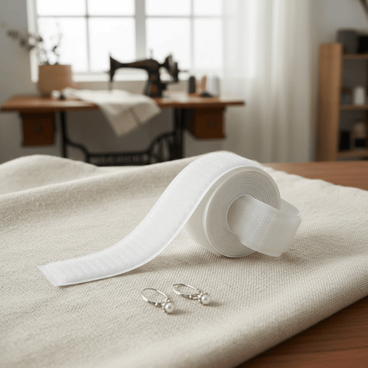 Velcro 5 cm Blanco rollo 25 m para costura — Sartoria Studio