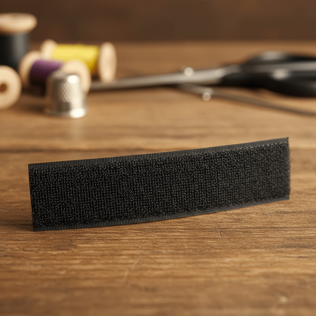 Velcro 10 cm Negro rollo 25 m para costura — Sartoria Studio