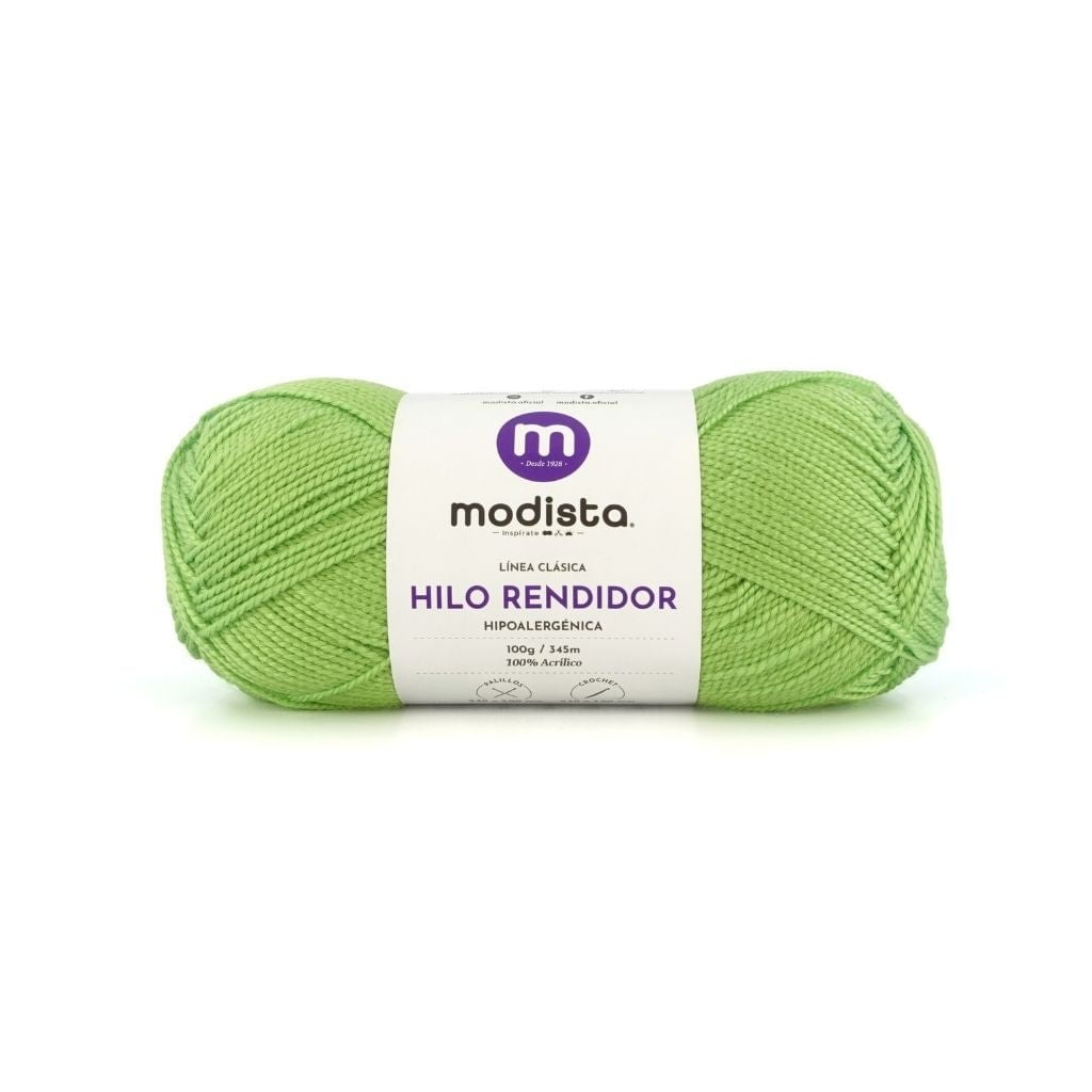 Verde Claro Hilo Rendidor Modista 100g - Económico para Tejido y Manualidades