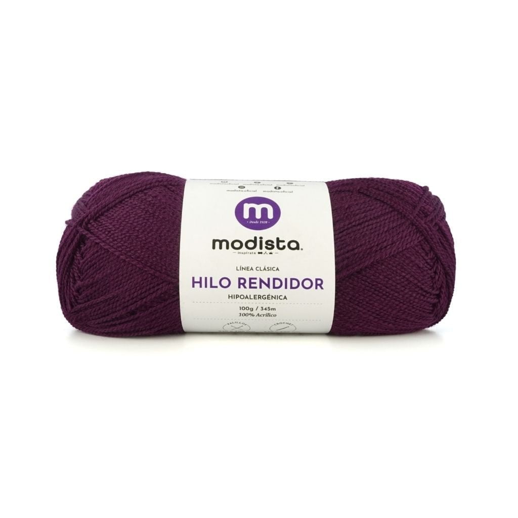 Vino Tinto Hilo Rendidor Modista 100g - Económico para Tejido y Manualidades