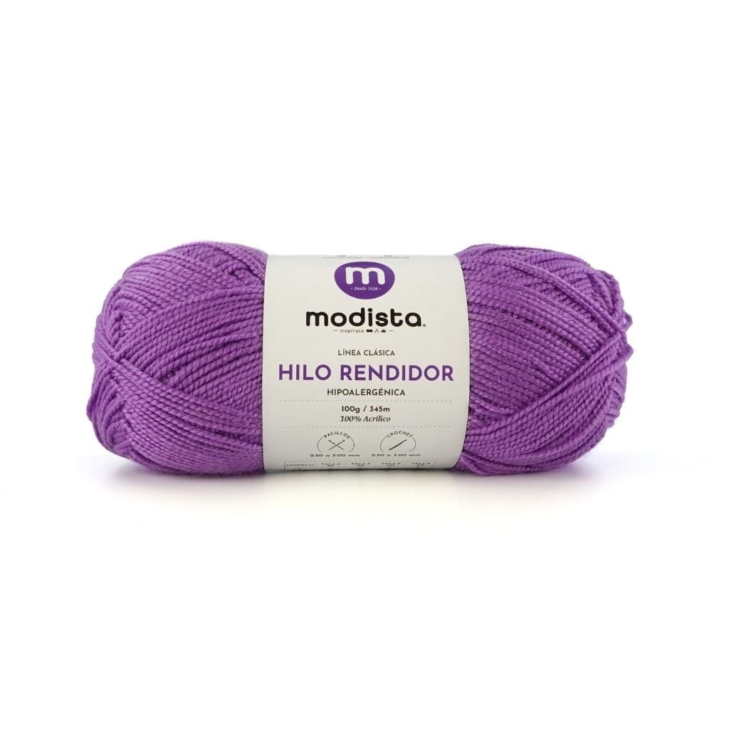 Violeta Hilo Rendidor Modista 100g - Económico para Tejido y Manualidades