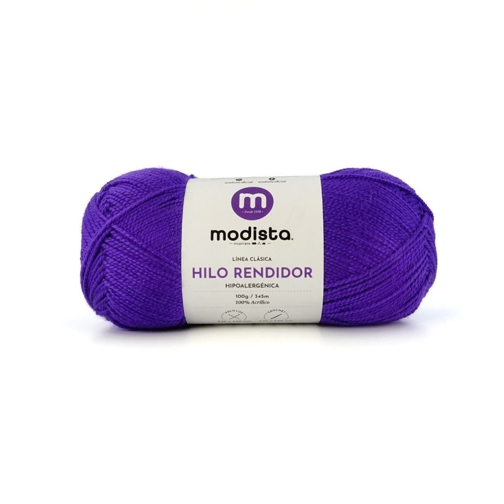 Violeta Oscuro Hilo Rendidor Modista 100g - Económico para Tejido y Manualidades
